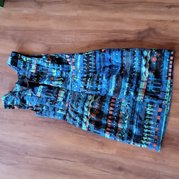 Plenty by Tracy Reese Anthropologie Dress Pockets Abstract Lined Size 6 - Picture 4 of 9